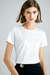 Summer Daily Basic Pure Cotton Tee / O-Neck MEWOW#OOTD