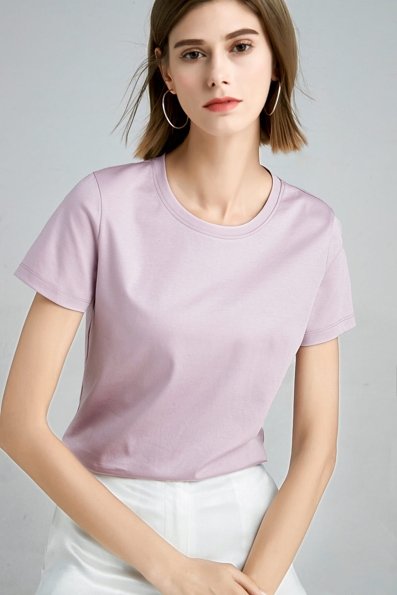 Summer Daily Basic Pure Cotton Tee / O-Neck MEWOW#OOTD